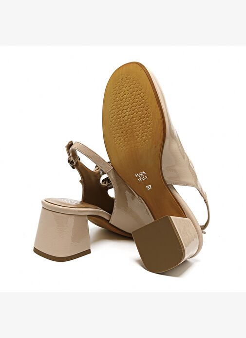 Kadın Sandalet 205558CO Comart 5558 SLIDE Naplack Nude - Görsel 8