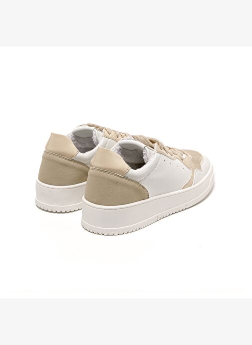Kadın Sneaker ( Günlük) 115580CO Comart LONDON 5580CO Beige Bianco - Görsel 6
