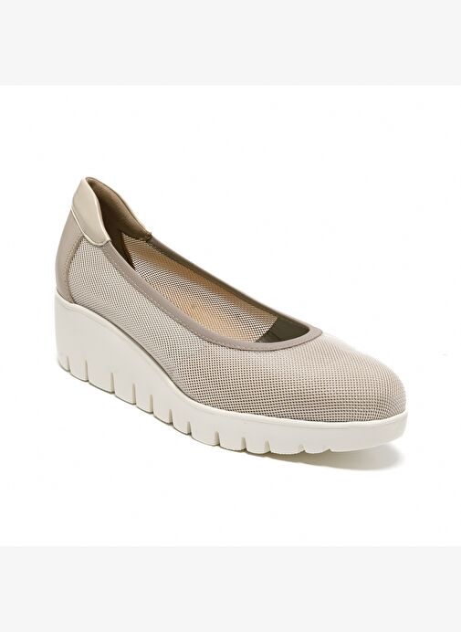 Kadın Sandalet 955652DM Donna Serena 5652DM NAPPA PELLE SOFIA Panna - Görsel 3