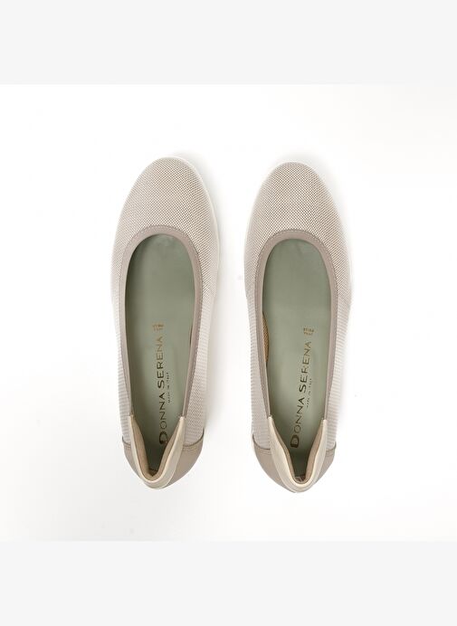 Kadın Sandalet 955652DM Donna Serena 5652DM NAPPA PELLE SOFIA Panna - Görsel 8