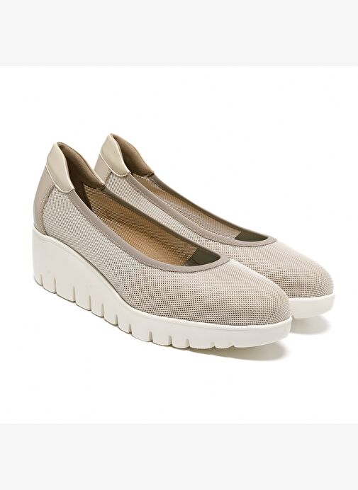 Kadın Sandalet 955652DM Donna Serena 5652DM NAPPA PELLE SOFIA Panna - Görsel 4