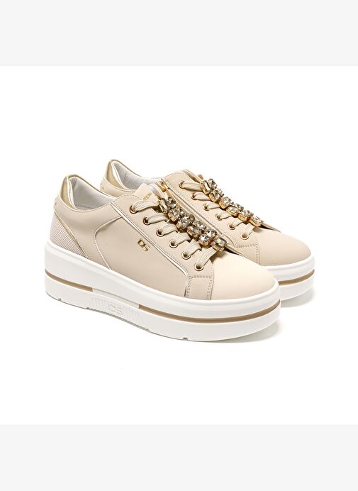 Kadın Sneaker ( Günlük) 185550DM Donna Serena TOMAIA 5550DM Beige Platino - Görsel 4
