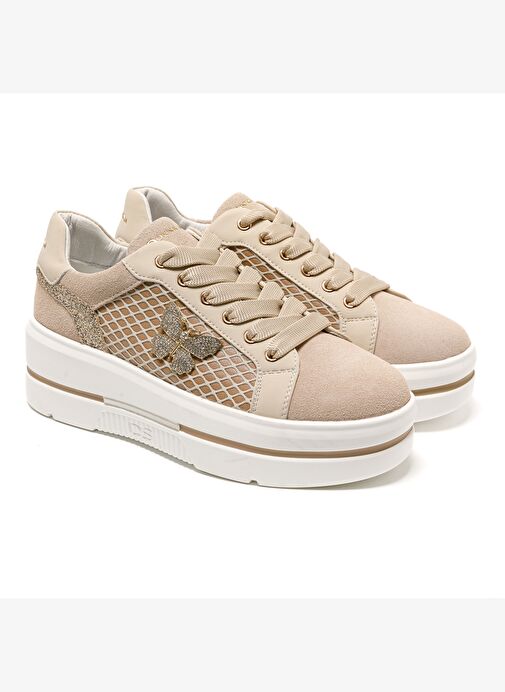 Kadın Sneaker ( Günlük) 185552DM Donna Serena TOMAIA 5552DM Beige - Görsel 4