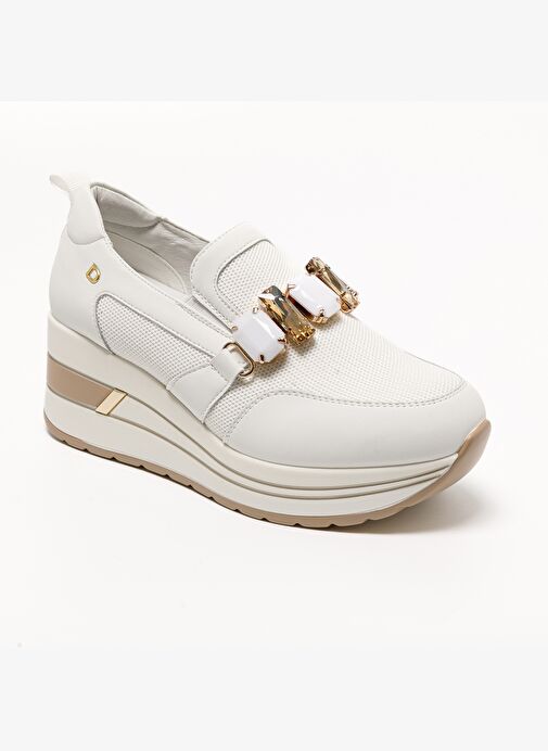 Kadın Sneaker ( Günlük) 2L5548DM Donna Serena TOMAIA 5548DM Bianco Platino - Görsel 3