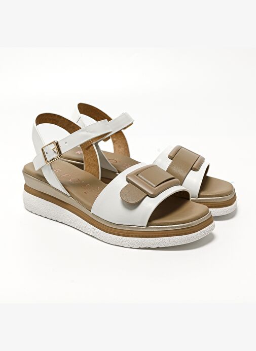 Kadın Sandalet 10218-E5 Repo Bianco - Görsel 4