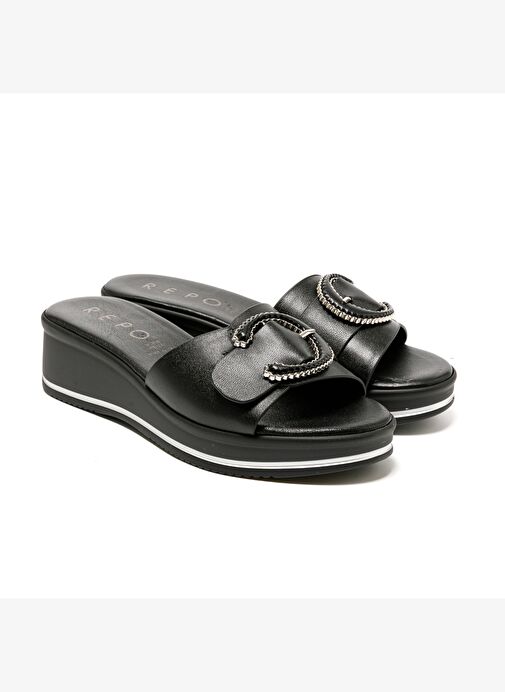 Kadın Terlik 12128-E5 Repo Nero - Görsel 4