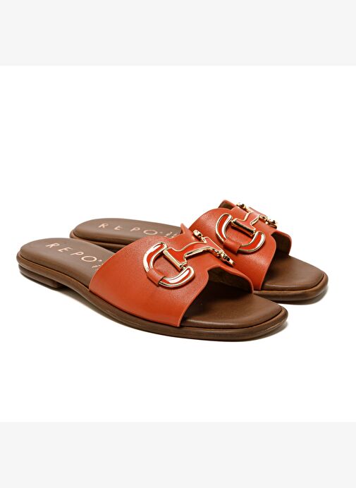 Kadın Terlik 70114-E5 Repo Arancio - Görsel 4