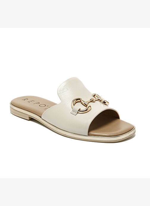 Kadın Terlik 71119-E5 Repo Avorio - Görsel 3