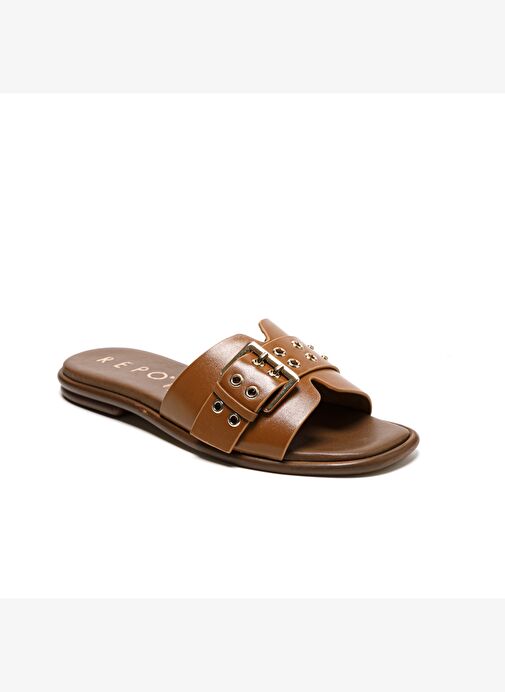 Kadın Terlik 70112-E5 Repo Cuoio - Görsel 3