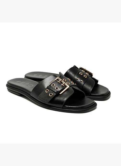 Kadın Terlik 70112-E5 Repo Nero - Görsel 4