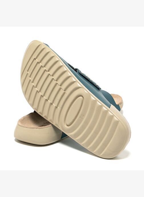 Kadın Terlik MAR-25Y-050-P26 John May Mavi Cilt - Görsel 6