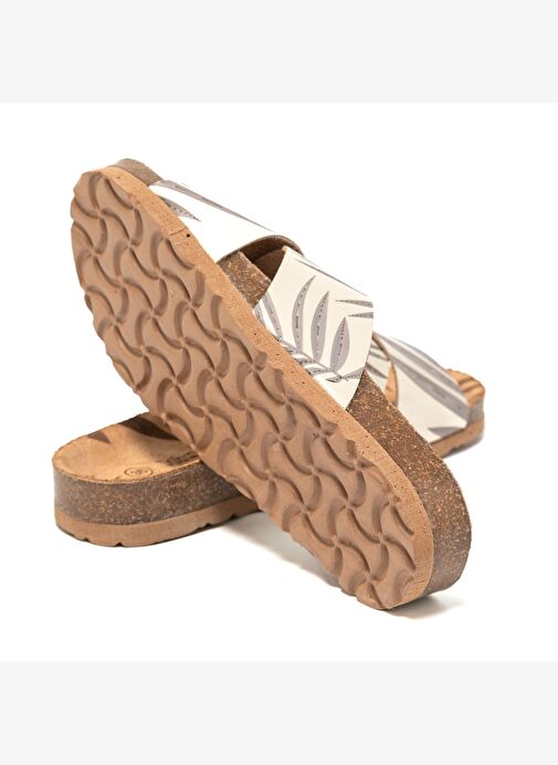 Kadın Terlik MAR-25Y-175-19 John May Beyaz Cilt - Görsel 6