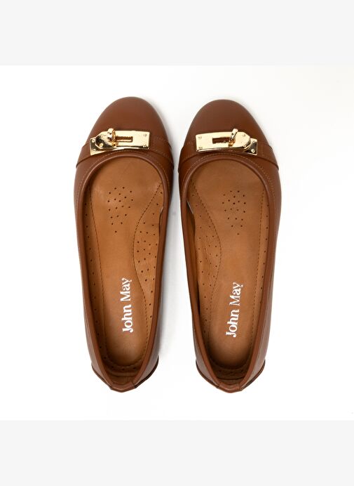 Kadın Babet MAR-25Y-194-6050 John May Taba Cilt - Görsel 8