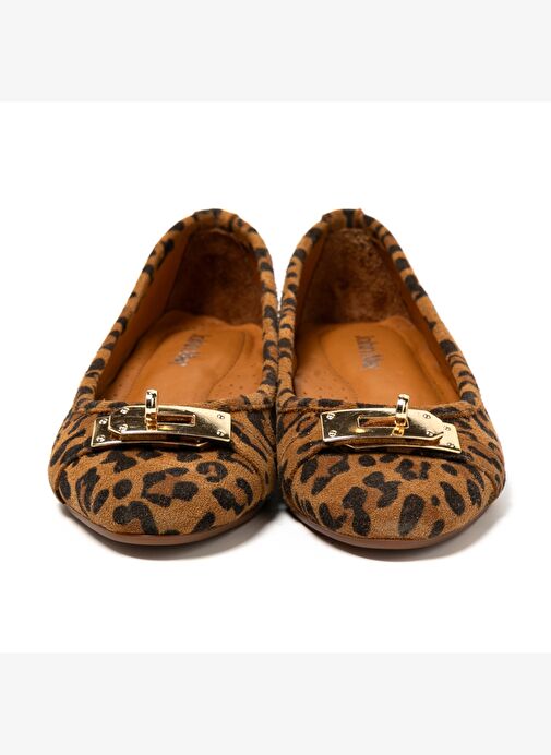 Kadın Babet MAR-25Y-194-6050 John May Taba Leopar - Görsel 7