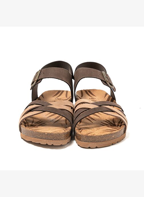 Kadın Sandalet MAR-25Y-175-04 John May Kahve Multi - Görsel 7