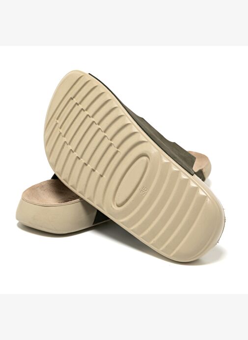 Kadın Terlik MAR-25Y-050-P29 John May Haki Nubuk - Görsel 6