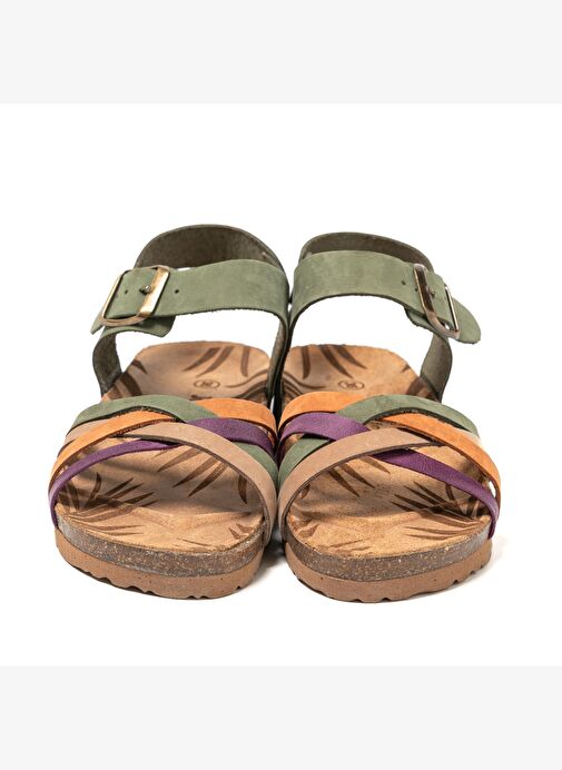 Kadın Sandalet MAR-25Y-175-04 John May Haki Multi - Görsel 7