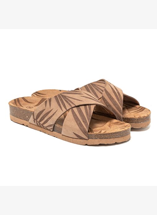 Kadın Terlik MAR-25Y-175-19 John May Kum Nubuk - Görsel 4