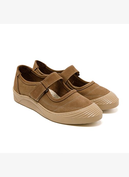 Kadın Sneaker ( Günlük) MAR-25Y-238-1031 John May Toprak Nubuk - Görsel 4
