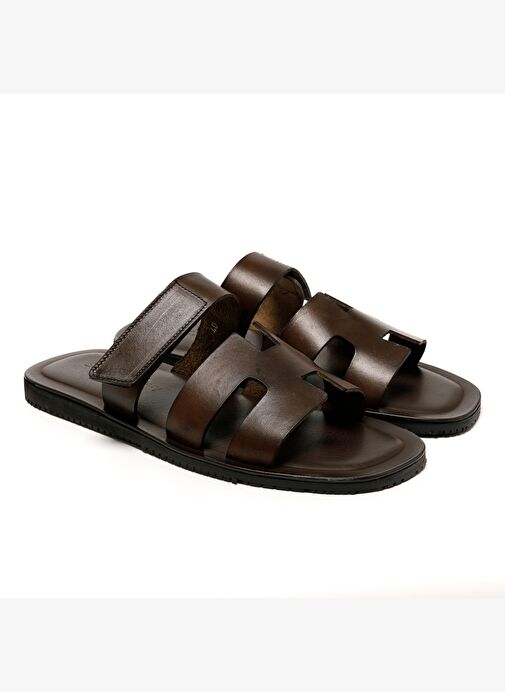 Erkek Terlik M7897 The Sandals Factory LEATHER UPPER Sandals - Görsel 4