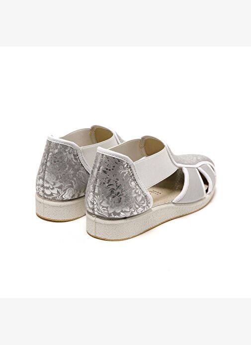 Kadın Sandalet 169 Green Life STRETCH WOMEN'S FOOTWEAR Silver - Görsel 6