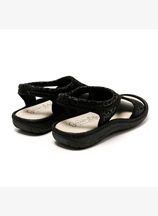 Kadın Sandalet 5364 Green Life STRETCH WOMEN'S FOOTWEAR Black - Görsel 6