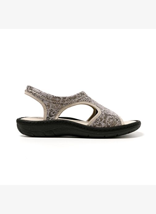 Kadın Sandalet 5364 Green Life STRETCH WOMEN'S FOOTWEAR Plomo - Görsel 2