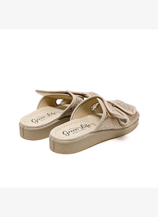 Kadın Sandalet 5688 Green Life STRETCH WOMEN'S FOOTWEAR Beige - Görsel 6