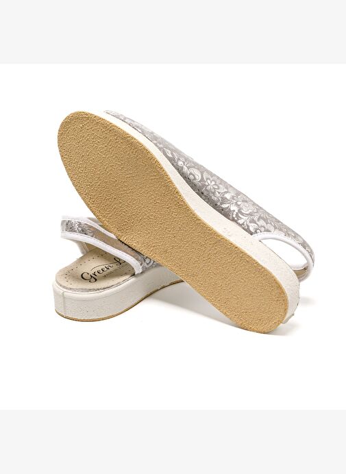 Kadın Sandalet 983 Green Life STRETCH WOMEN'S FOOTWEAR Silver - Görsel 7