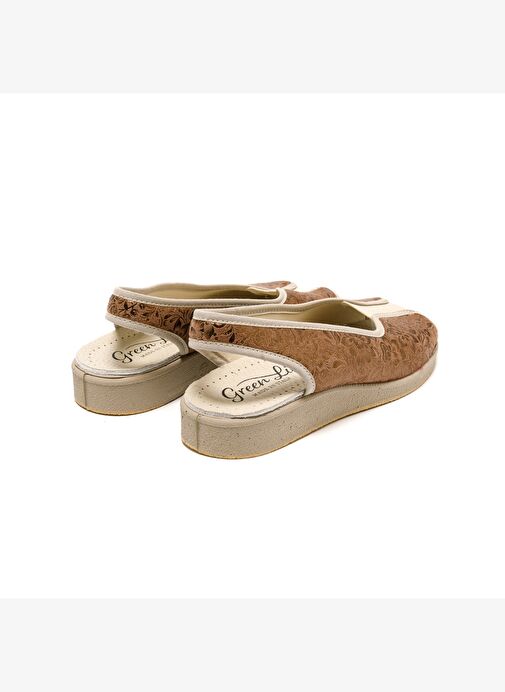 Kadın Sandalet 983 Green Life STRETCH WOMEN'S FOOTWEAR Brown - Görsel 6