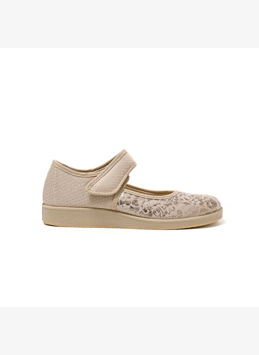 Kadın Sandalet 985 Green Life STRETCH WOMEN'S FOOTWEAR Beige - Görsel 2