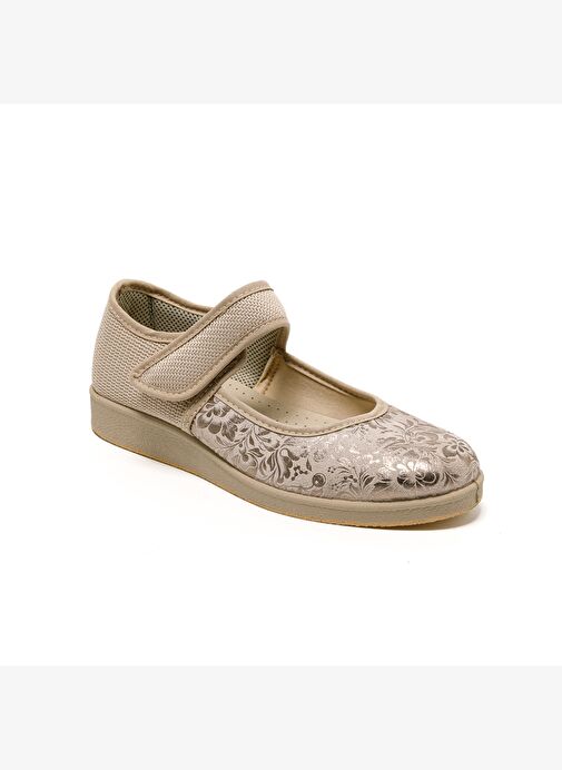 Kadın Sandalet 985 Green Life STRETCH WOMEN'S FOOTWEAR Beige - Görsel 3
