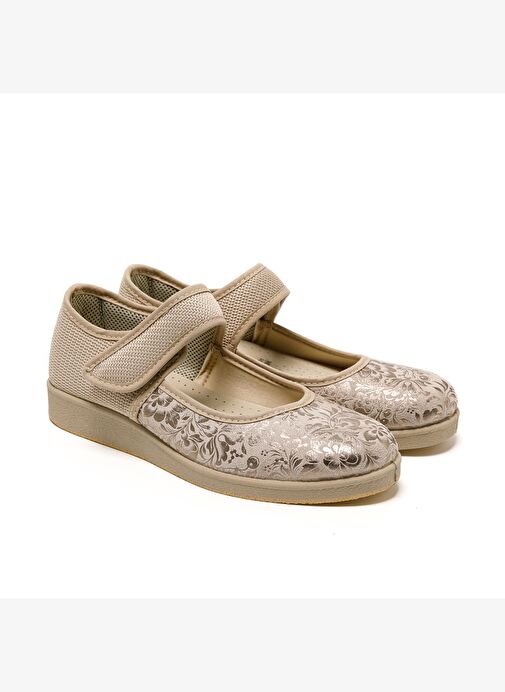 Kadın Sandalet 985 Green Life STRETCH WOMEN'S FOOTWEAR Beige - Görsel 4