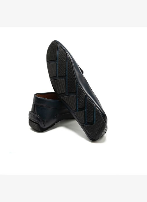 Giuseppe Mengoni MO-7810-7574 Erkek Oxford ( Klasik) MO-7574A040-7574 Gıuseppe Mengonı Lacivert Spir - Görsel 6