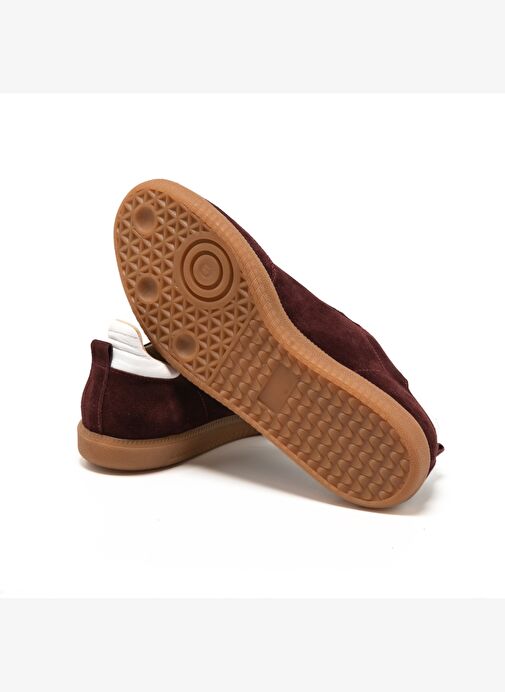 Erkek Sneaker ( Günlük) RC-25Y-088-M-VADE John May Bordo Süet-Beyaz Cilt - Görsel 6
