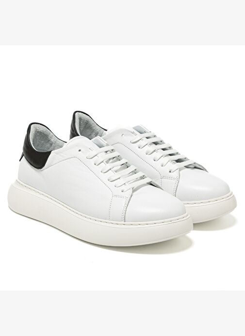 Erkek Sneaker ( Günlük) RC-25Y-058-R1960 John May Beyaz-Siyah - Görsel 4