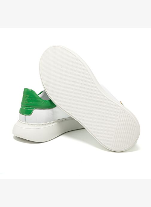 Erkek Sneaker ( Günlük) RC-25Y-058-R1960 John May Beyaz-Yeşil - Görsel 6