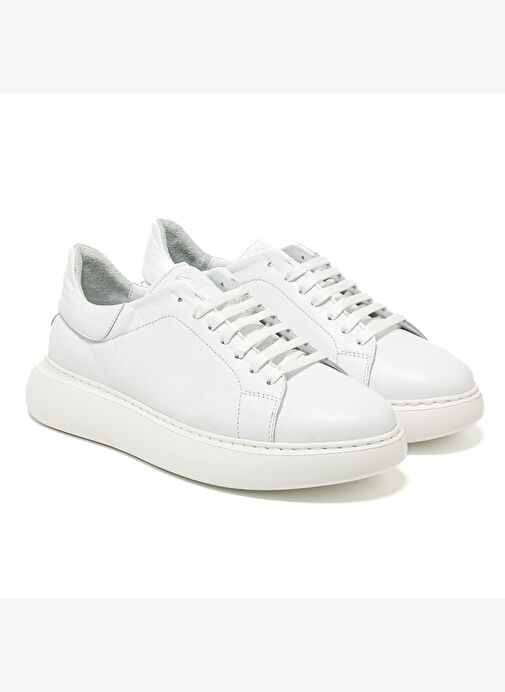 Erkek Sneaker ( Günlük) RC-25Y-058-R1960 John May Beyaz Cilt - Görsel 4