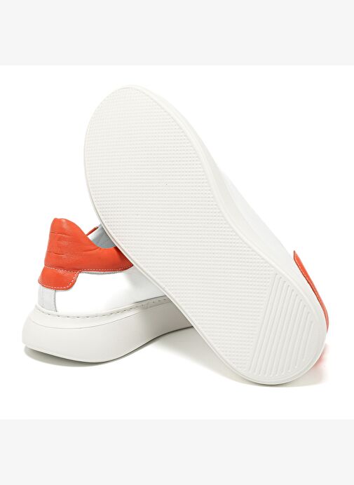 Erkek Sneaker ( Günlük) RC-25Y-058-R1960 John May Beyaz-Oranj - Görsel 6