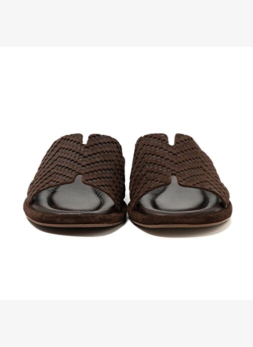 Kadın Terlik RC-25Y-001-R29645 John May Kahve Süet - Görsel 7