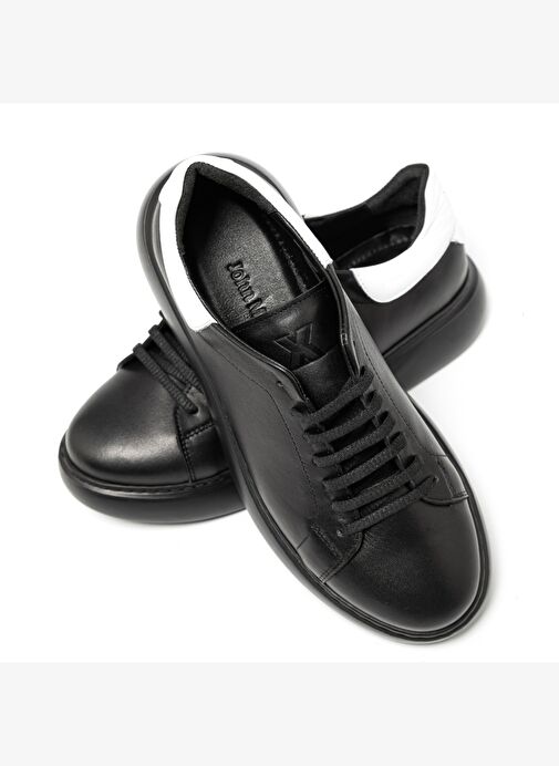 Erkek Sneaker ( Günlük) RC-25Y-058-R1960 John May Siyah-Beyaz - Görsel 8
