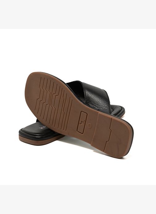 Kadın Terlik RC-25Y-001-R29639 John May Siyah Cilt - Görsel 6