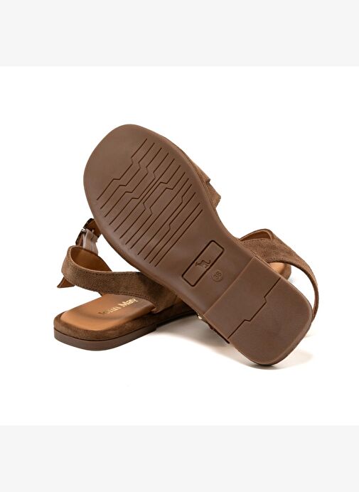 Kadın Sandalet RC-25Y-001-R29624 John May Tütün Süet - Görsel 6