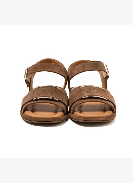Kadın Sandalet RC-25Y-001-R29624 John May Tütün Süet - Görsel 7