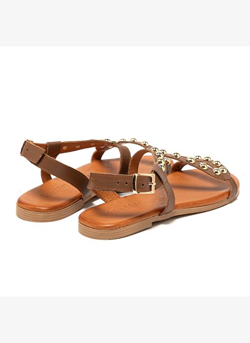 Kadın Sandalet MAR-25Y-072-4010 John May Koyu Kahve - Görsel 5