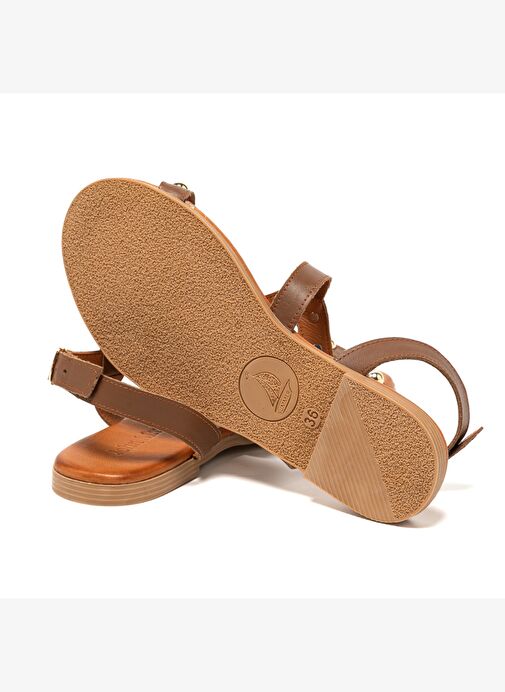 Kadın Sandalet MAR-25Y-072-4010 John May Koyu Kahve - Görsel 6