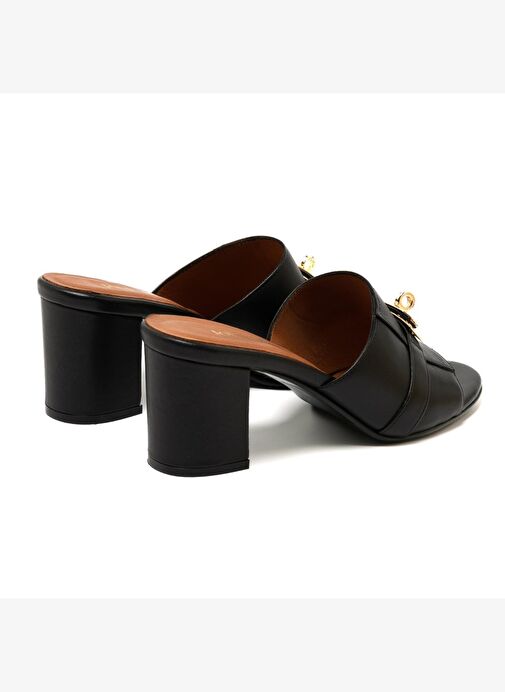 Kadın Terlik MAR-25Y-166-2025 John May Siyah - Görsel 5