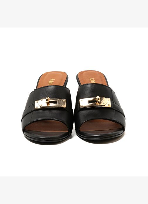 Kadın Terlik MAR-25Y-166-2025 John May Siyah - Görsel 7