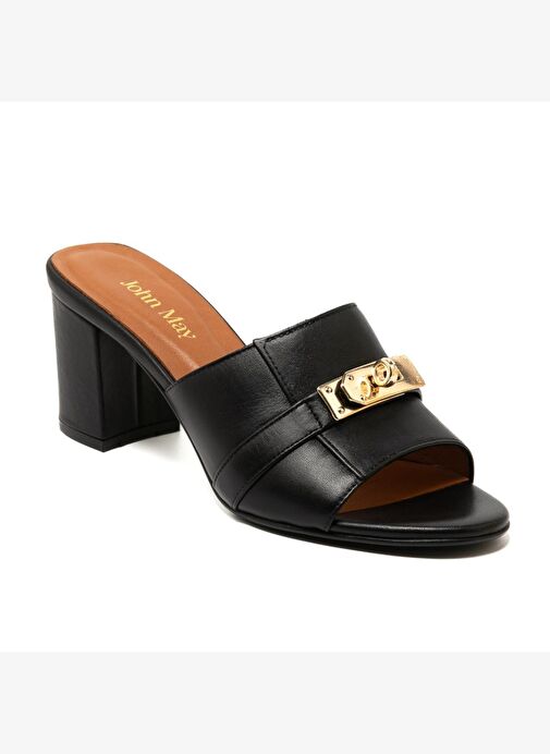 Kadın Terlik MAR-25Y-166-2025 John May Siyah - Görsel 3