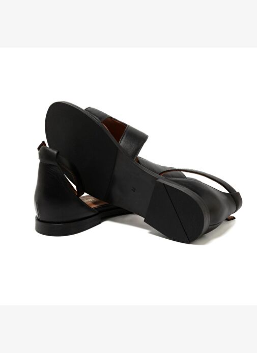 Kadın Sandalet MAR-25Y-166-2026 John May Siyah Cilt - Görsel 6